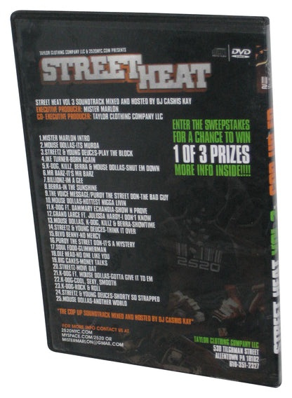 Street Heat Volume 3 Cop Up CD / DVD - (Taylor Clothing / 2520NYC)