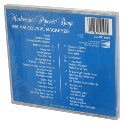 P/M Malcolm M. Mackenzie's Pipes & Banjo Audio Music CD - (Damaged Jewel Case)