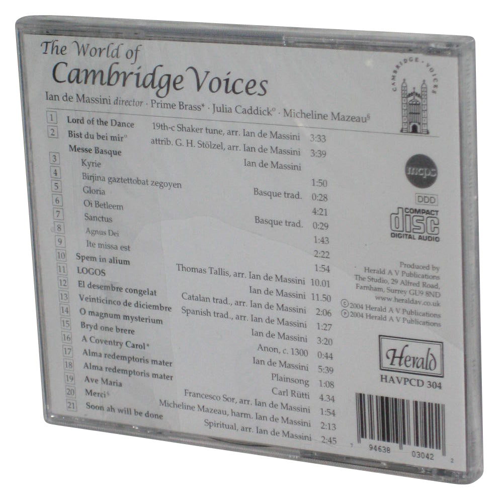 The World of Cambridge Voices (2004) Audio Music CD