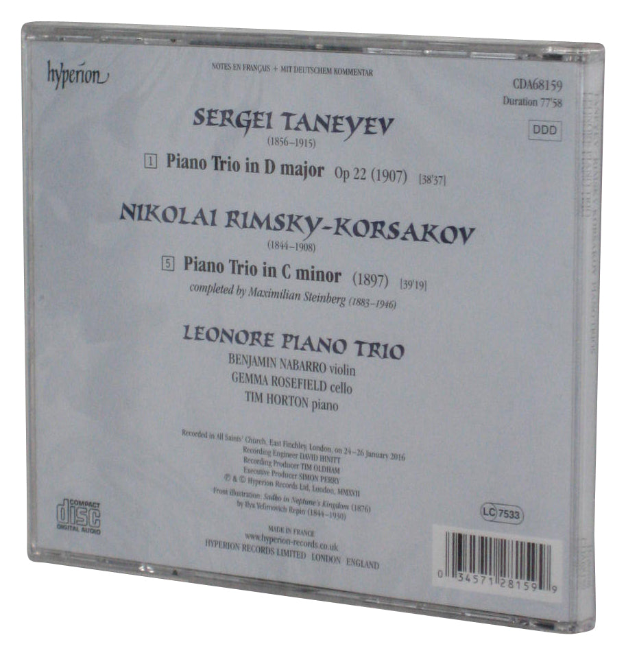 Leonore Piano Trio Taneyev & Rimsky-Korsakov Piano Trios Audio Music CD