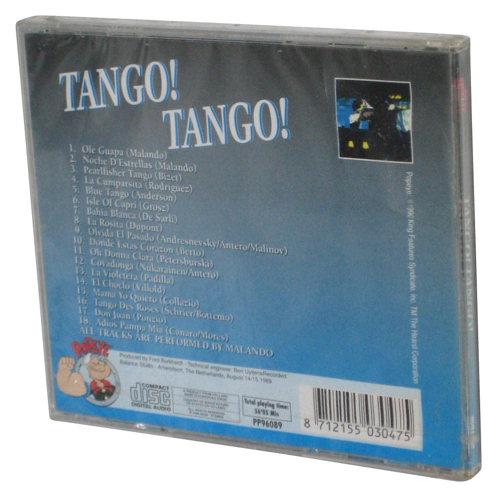 Popeye Tango! Tango! World's Best By Malando (1989) Audio Music CD