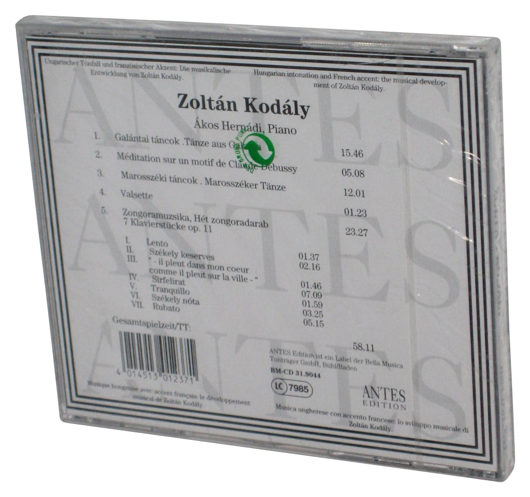 Zoltan Kodaly Dances From Galanta Meditation Audio Music CD