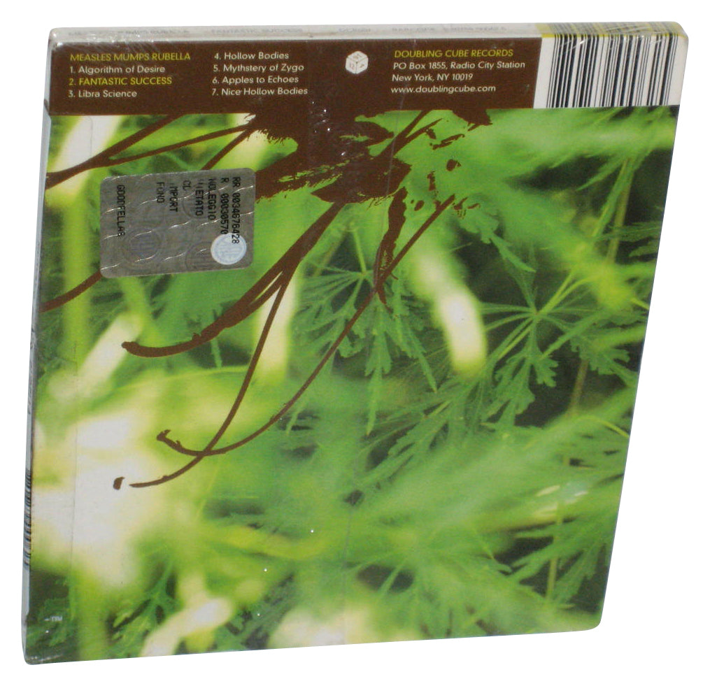 Measles Mumps Rubella Fantastic Success Audio Music CD