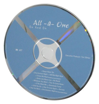On And On by All-4-One Music CD - (Disc Only)
