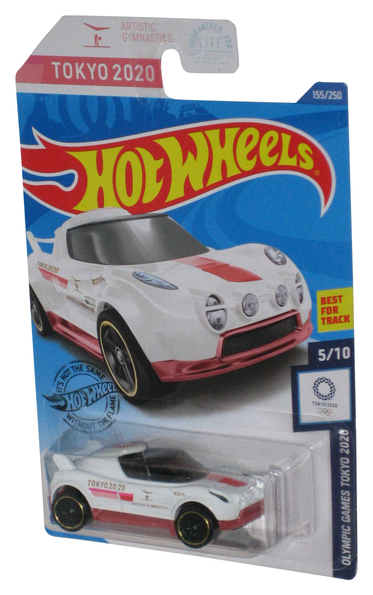 Hot Wheels 2020 Olympic Games Tokyo Hi Beam White & Pink Artistic Gymnastics Toy Car #155/250