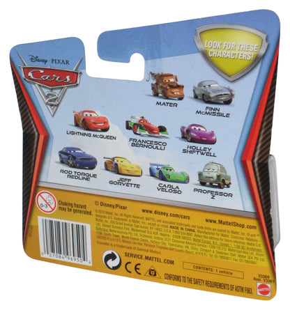 Disney Cars 2 Movie Jeff Gorvette (2010) Mattel Die Cast Toy Car - (Short Card Checkout Lane Blister Card)