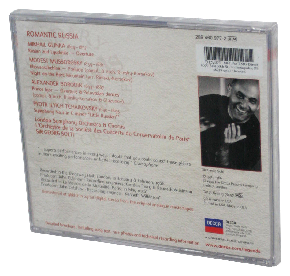 Romantic Russia Solti London Symphony Orchestra (1999) Audio Music CD