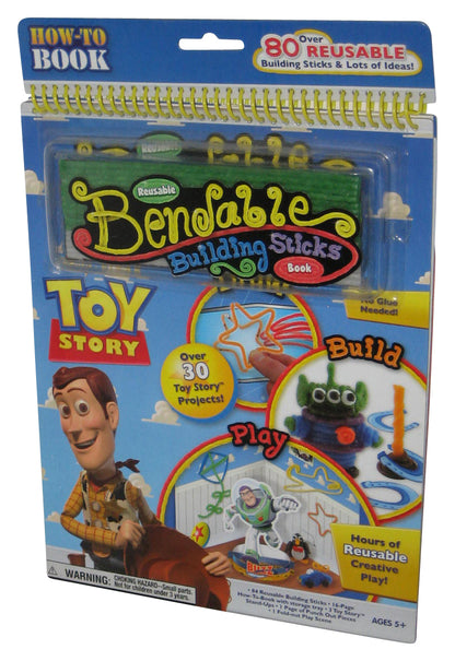 Disney Toy Story Giddy-up Bend N Build Activity How To Book - (Reusable Creative Play)
