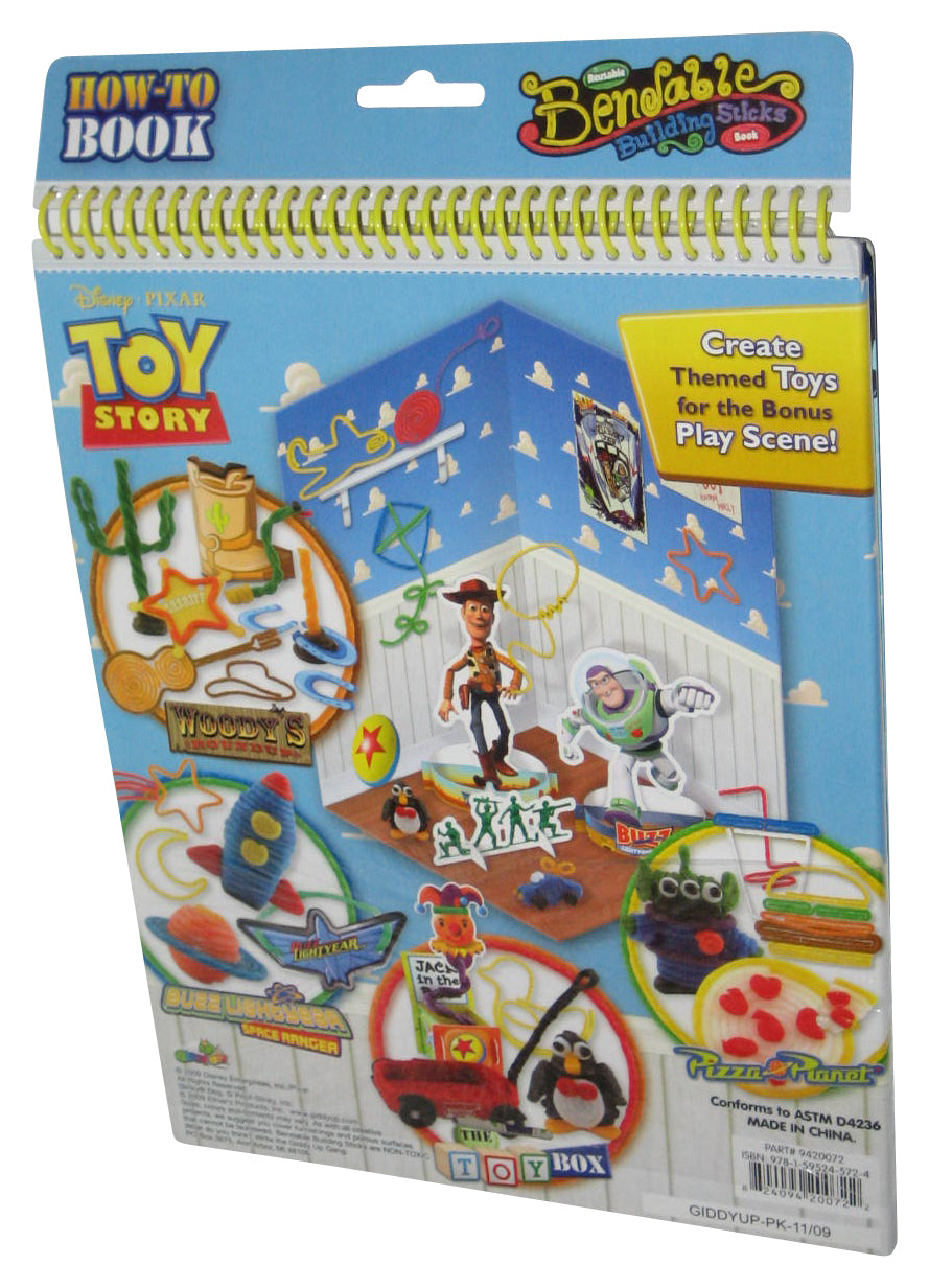 Disney Toy Story Giddy-up Bend N Build Activity How To Book - (Reusable Creative Play)
