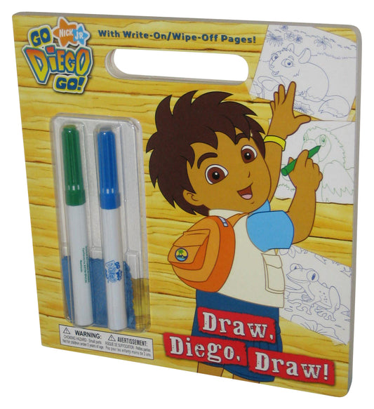 Nickelodeon Go Diego Go! Draw! (2008) Write-On / Off Activity Book
