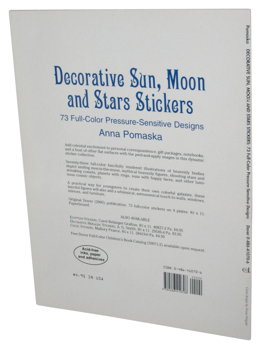 Decorative Sun Moon & Stars Celestial (2000) Dover Paperback Book