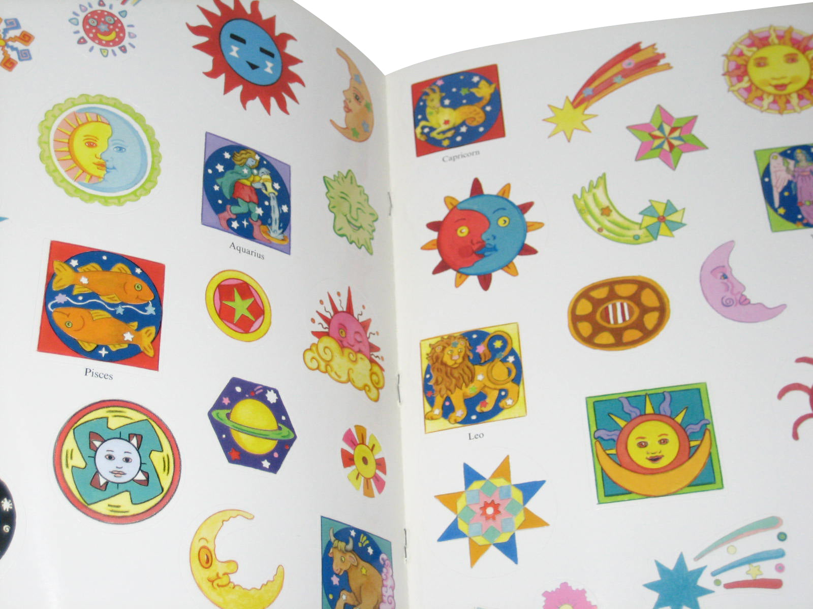 Decorative Sun Moon & Stars Celestial (2000) Dover Paperback Book