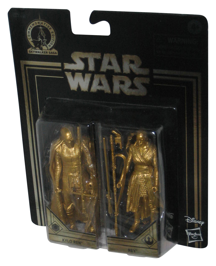 Star Wars Commemorative Skywalker Saga (2019) Hasbro Gold Kylo Ren & Rey Figure Set