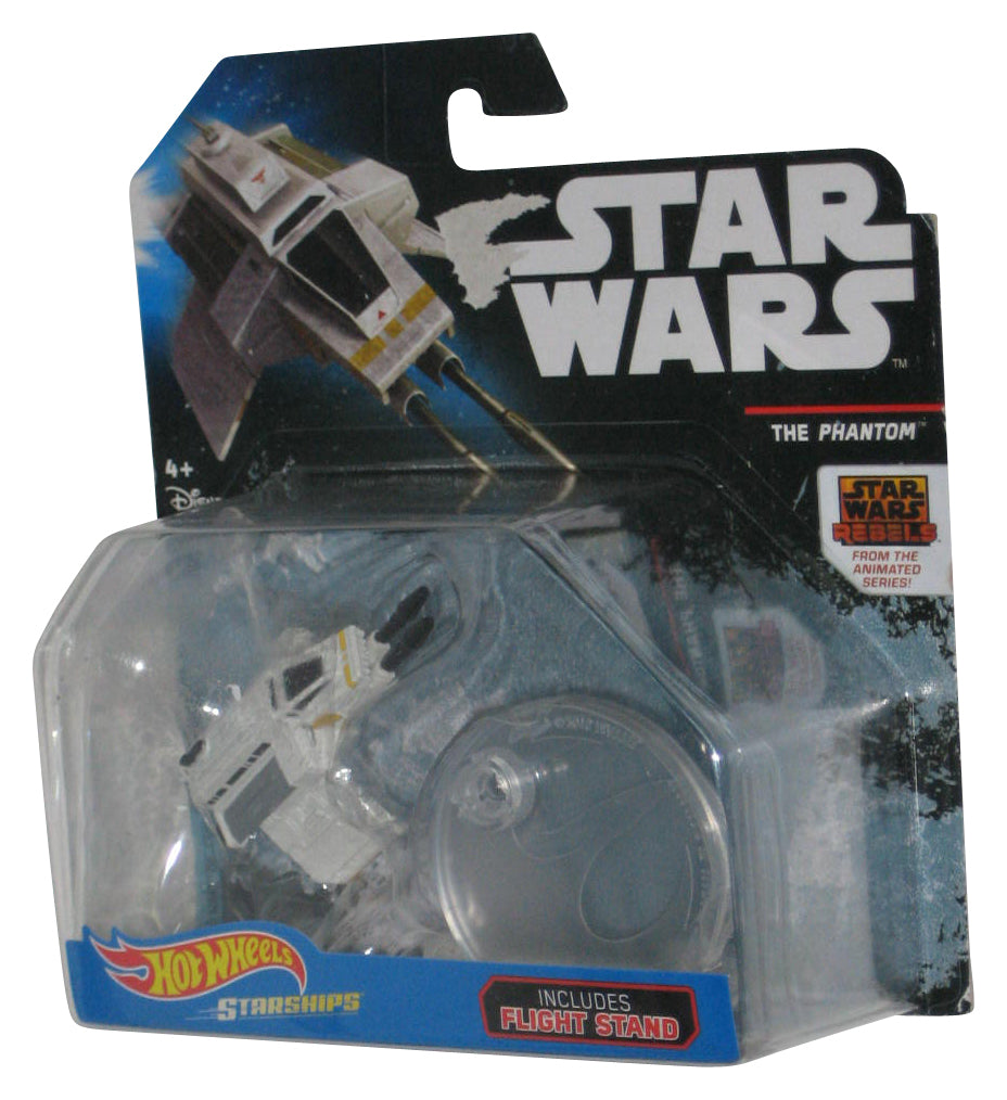 Star Wars Rebels Animated Hot Wheels (2015) Starships The Phantom Toy Vehicle - (Plastic Partially Loose From Card)