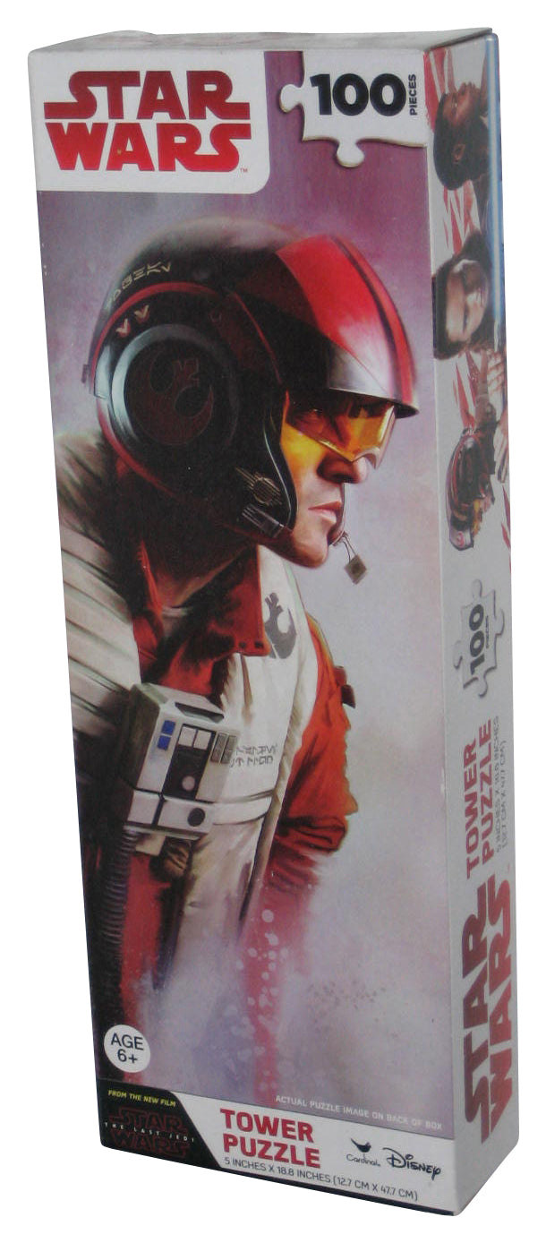 Star Wars The Last Jedi Poe Dameron X-Wing 100pc Disney Cardinal Tower Puzzle 