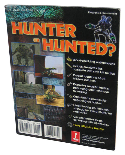 Turok 2 Seeds of Evil Prima Games Official Strategy Guide Book w/ Sticker Sheet