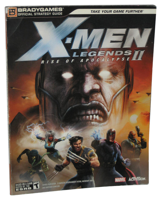 X-Men Legends II Rise of Apocalypse Brady Games Official Strategy Guide Book