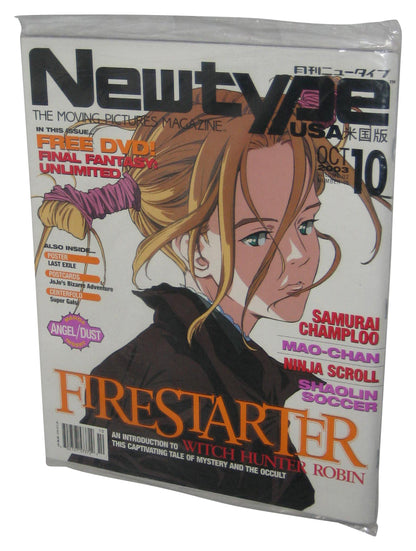 Newtype The Moving Pictures Oct. 2003 Vol. 2 Anime Magazine Issue 10
