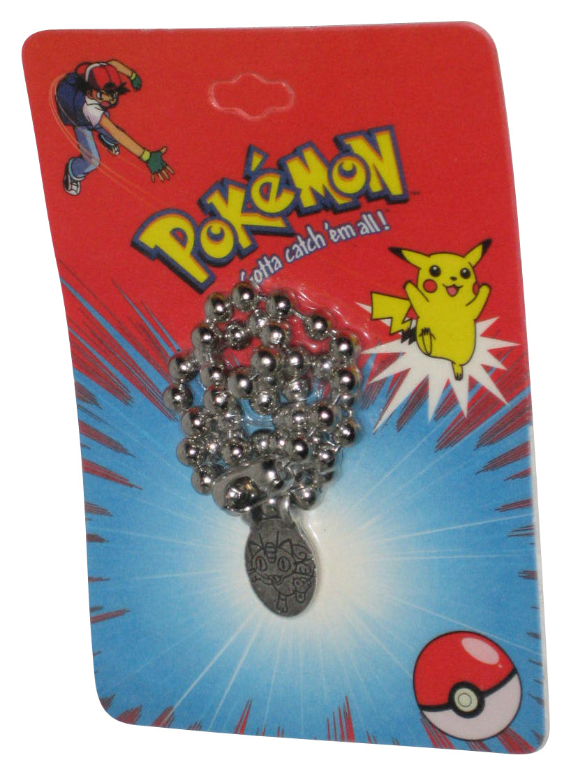 Pokemon Meowth Starline (1999) Metal Beaded Necklace