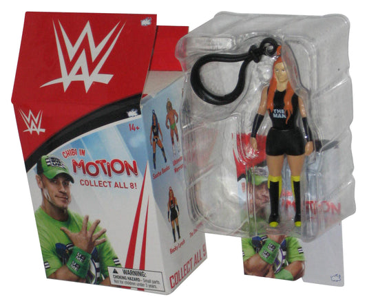 WWE Wrestling Becky Lynch Chibi In Motion Bullsi Toy Mini Figure Keychain