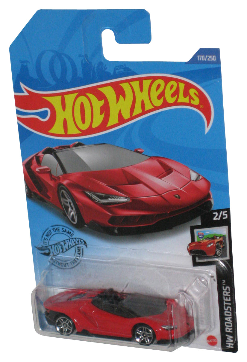 Hot Wheels '16 Lamborghini Centenario Roadster (2018) HW Roadsters 2/5 Red Toy Car 170/250