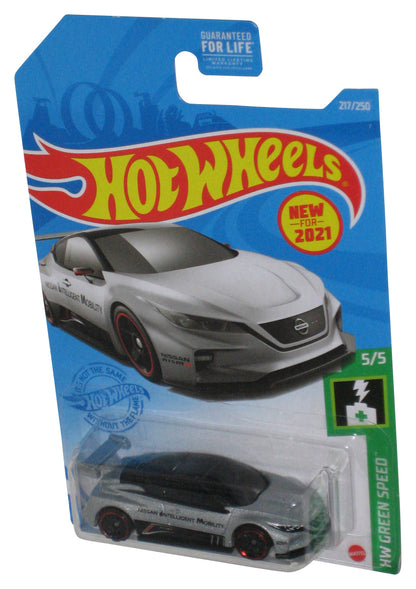 Hot Wheels Nissan Leaf Nismo RC_02 (2021) HW Green Speed 5/5 Silver Toy Car 217/250