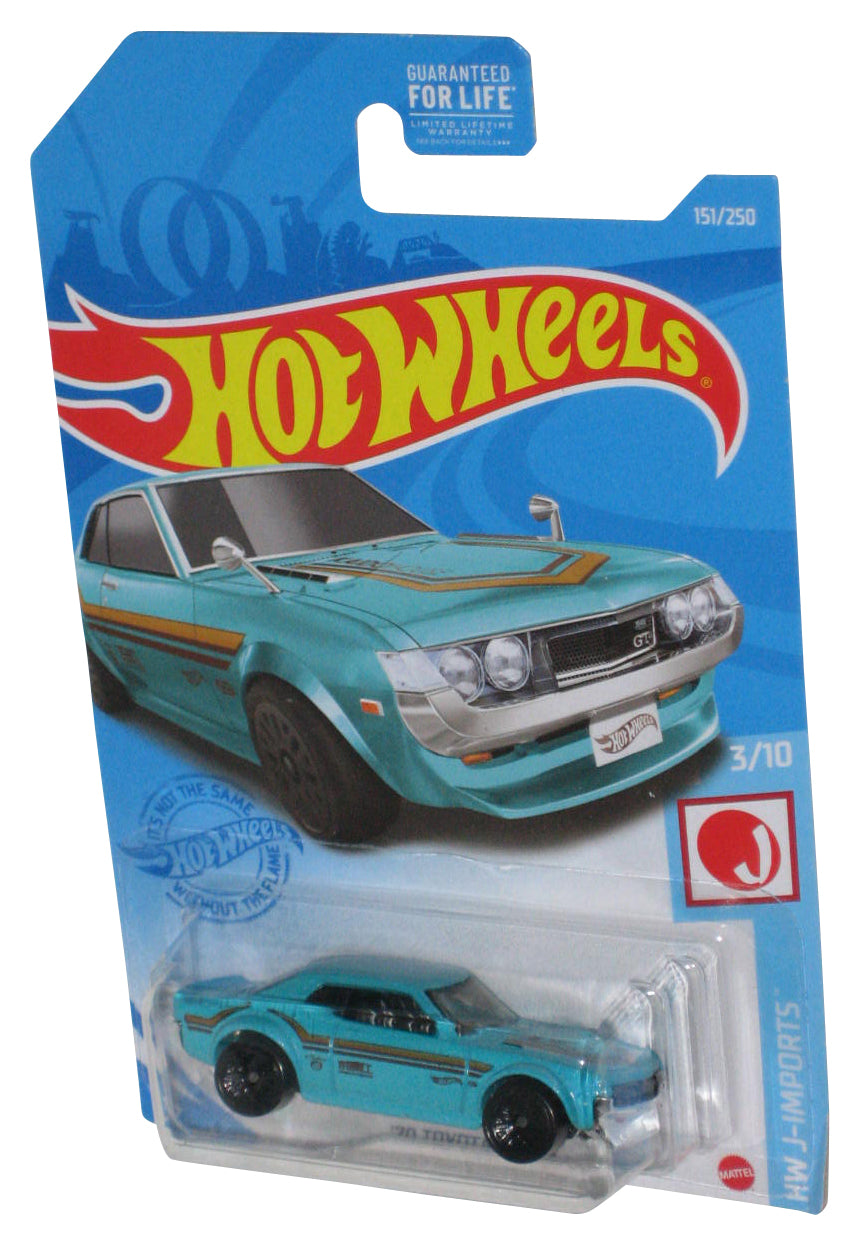 Hot Wheels '70 Toyota Celica (2020) J-Imports 3/10 Blue Toy Car 151/250
