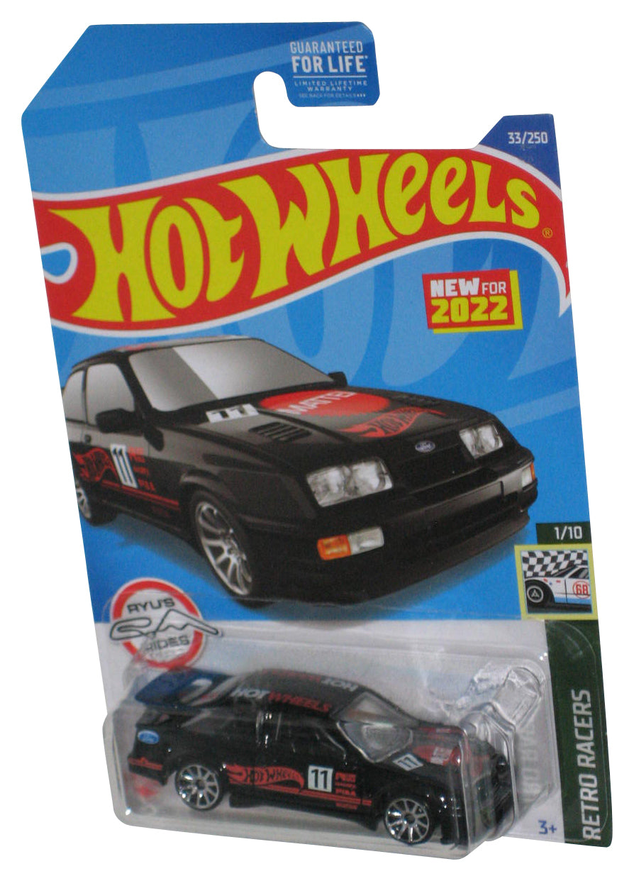 Hot Wheels '87 Ford Sierra Cosworth (2022) Retro Racers 1/10 Black Toy Car 33/250