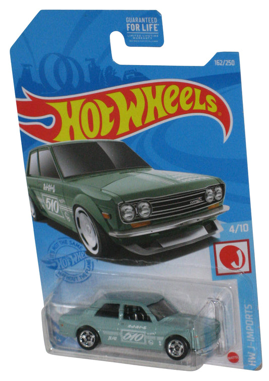 Hot Wheels Green '71 Datsun 510 (2020) HW J-Imports 4/10 Toy Car 162/250