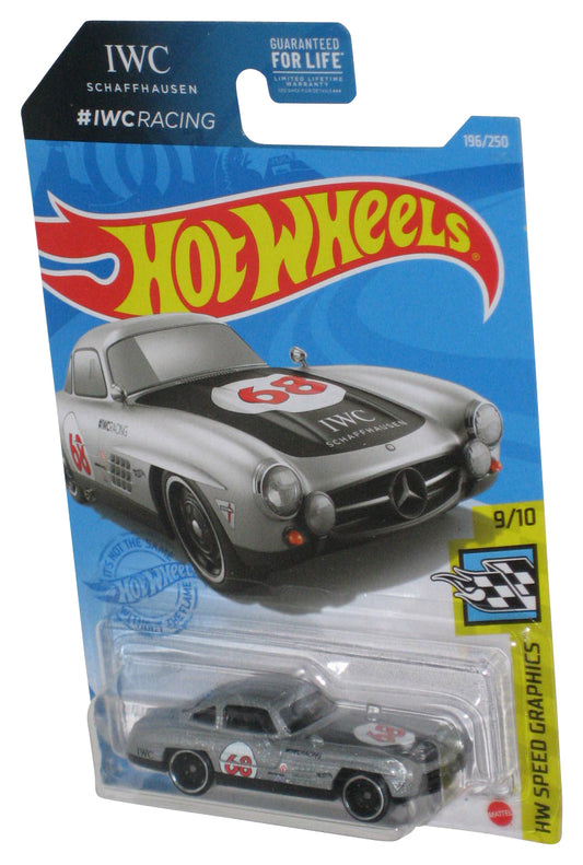 Hot Wheels Mercedes-Benz 300 SL (2020) HW Speed Graphics 9/10 Silver Toy Car 196/250