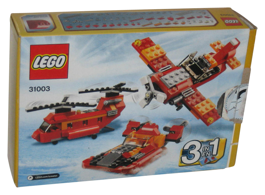LEGO Creator Red Rotors Helicopter Building Toy Set 31003