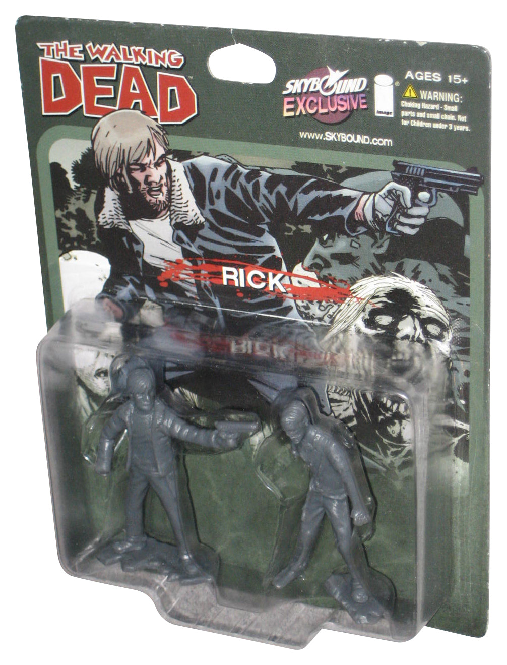 The Walking Dead TV Series Rick Skybound Exclusive Grey Figure Set