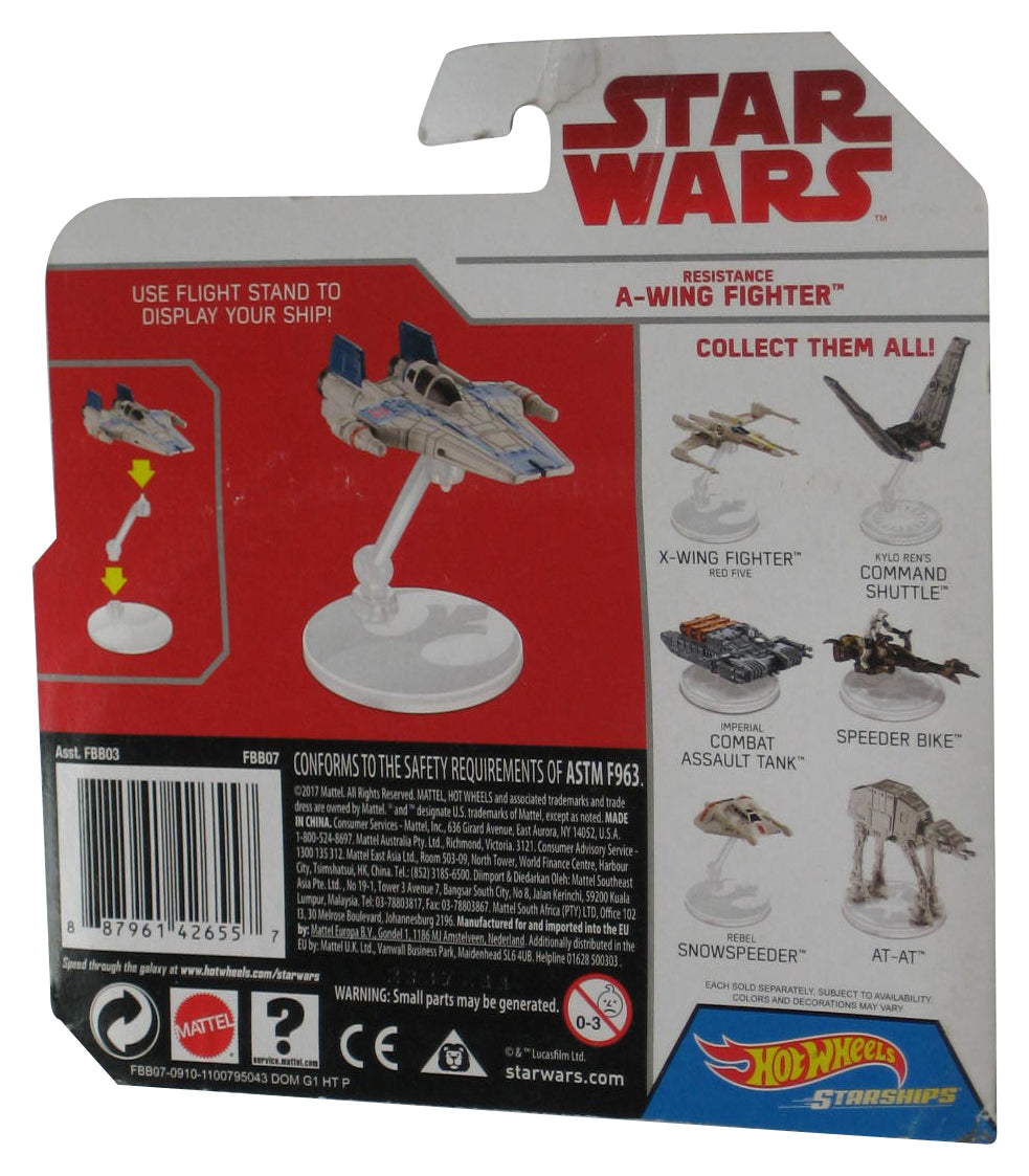 Star Wars Resistance A-Wing Fighter Hot Wheels (2017) Starships Vehicle Toy