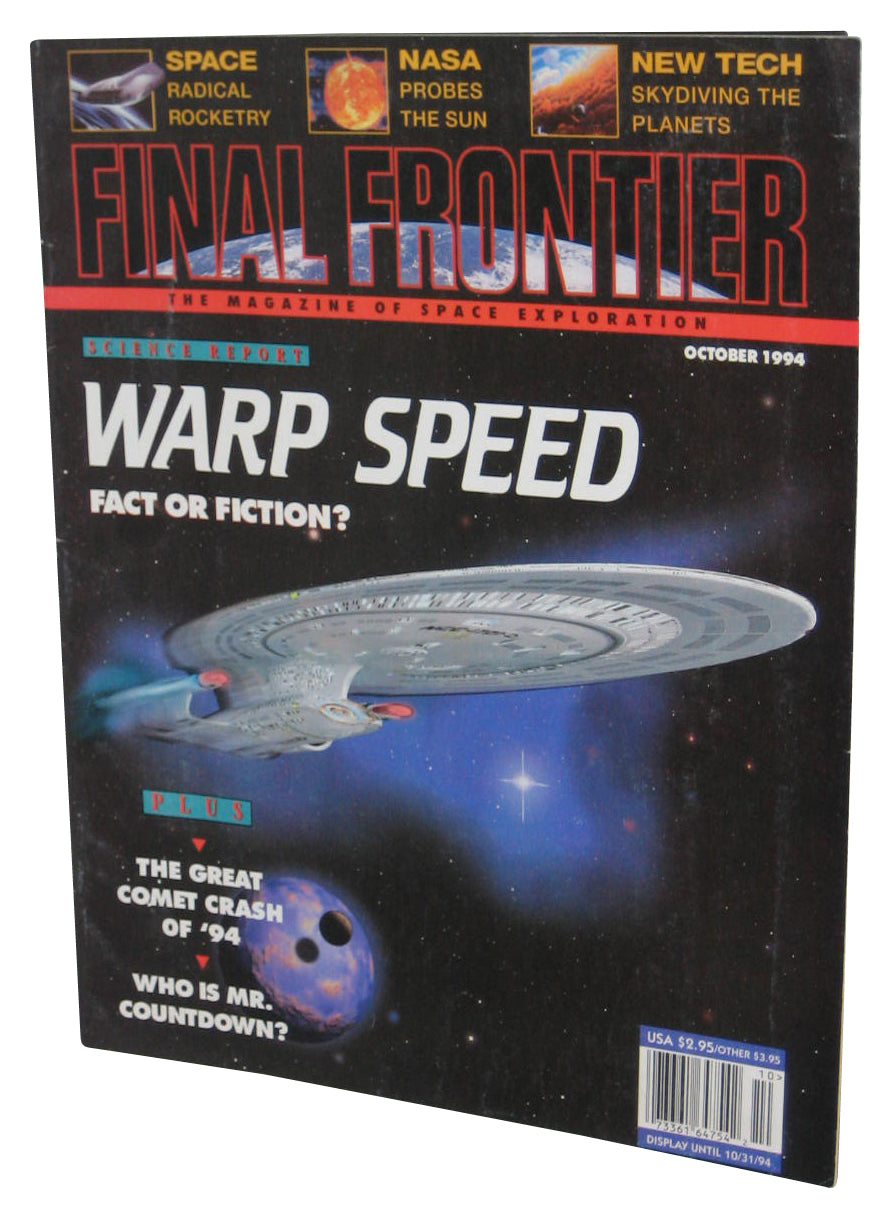 Star Trek Final Frontier October 1994 Warp Speed Magazine of Space Book