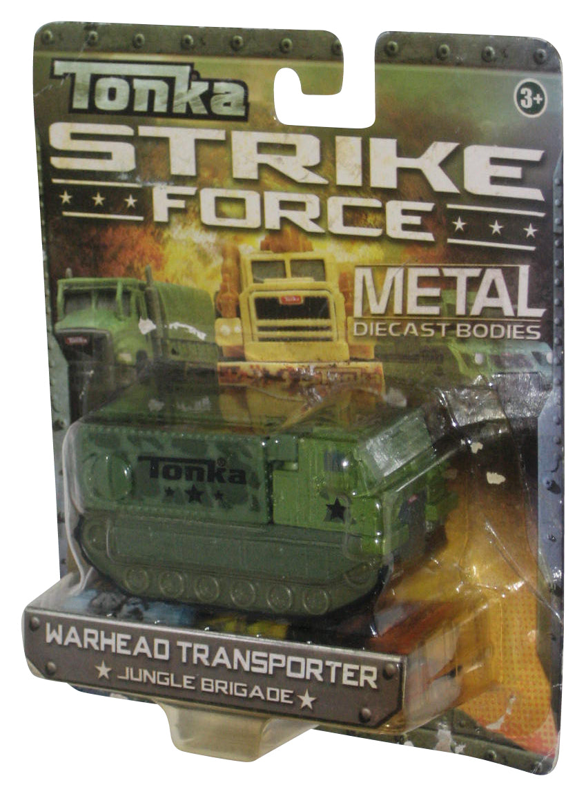 Tonka Strike Force Warhead Transporter (2014) Hasbro Jungle Brigade Metal Die-Cast Toy Vehicle