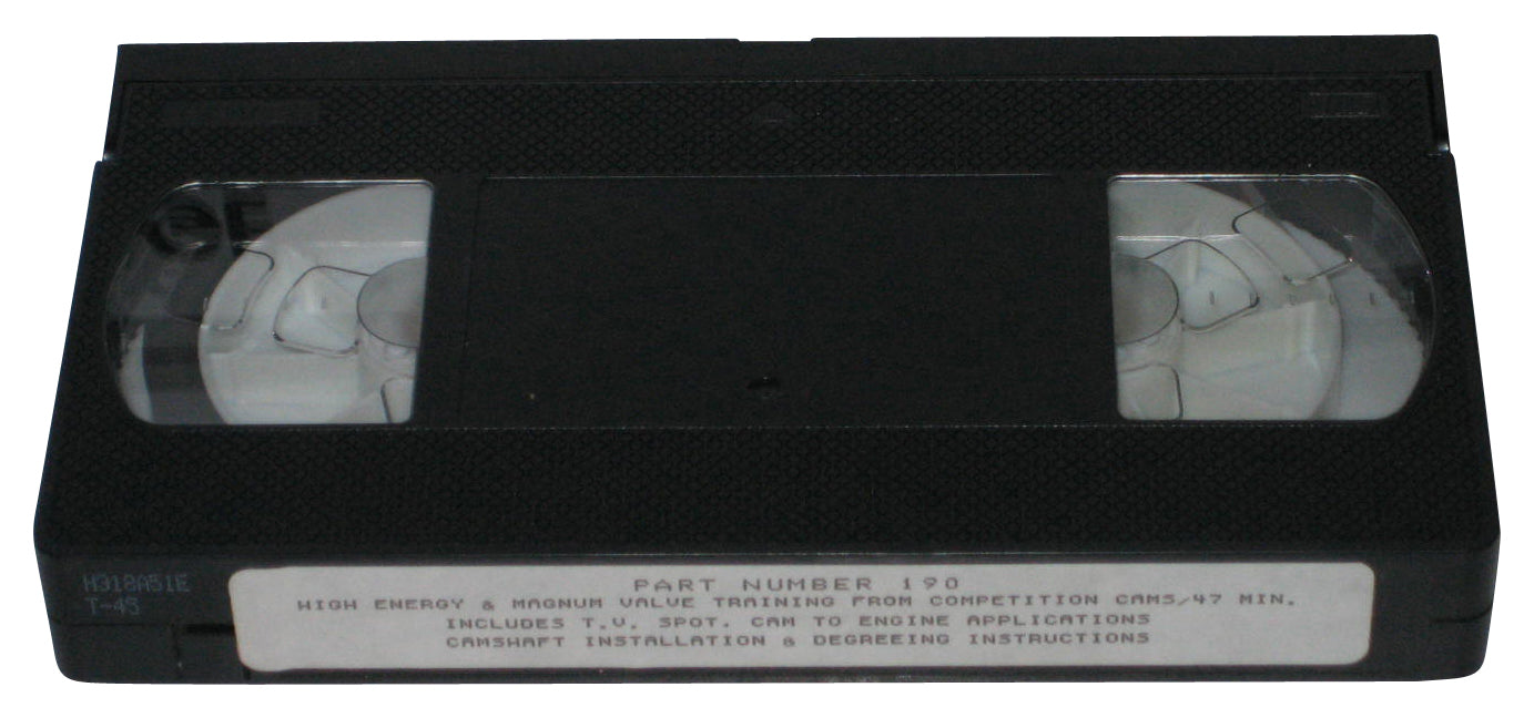 High Energy & Magnum Valve Training From Competition Cams VHS Tape - (Part Number 190)