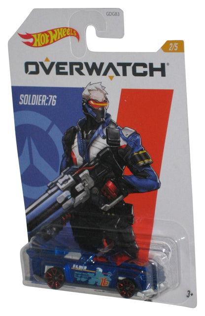 Hot Wheels Overwatch (2019) Solid Muscle Soldier 76 Toy Car 2/5