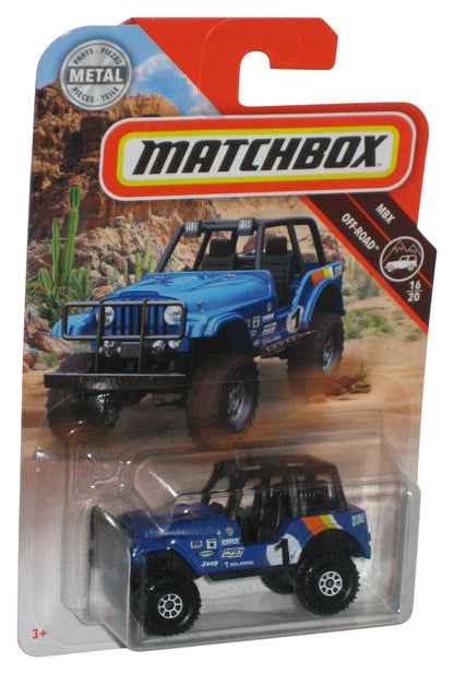 Matchbox MBX Off-Road 16/20 (2018) Blue '60 Jeep 4x4 Toy 109/125