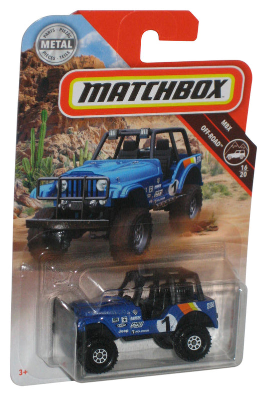 Matchbox MBX Off-Road 16/20 (2018) Blue '60 Jeep 4x4 Toy 109/125