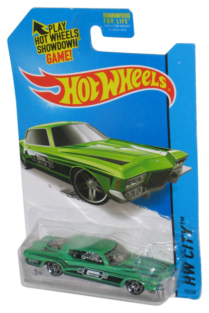 Hot Wheels HW City (2013) Green 1971 Buick Riviera Toy Car 15/250
