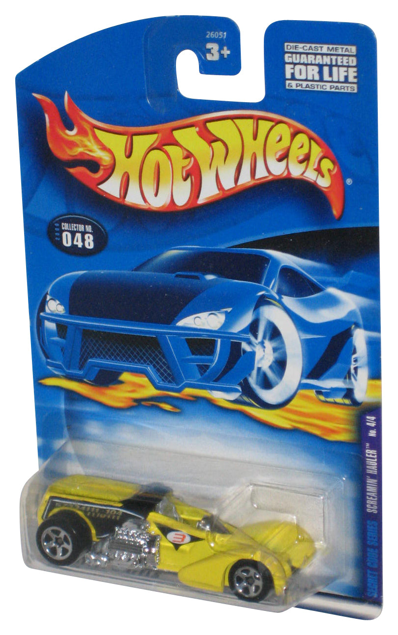 Hot Wheels Secret Code Series (2000) Yellow Screamin' Hauler Toy Car 048