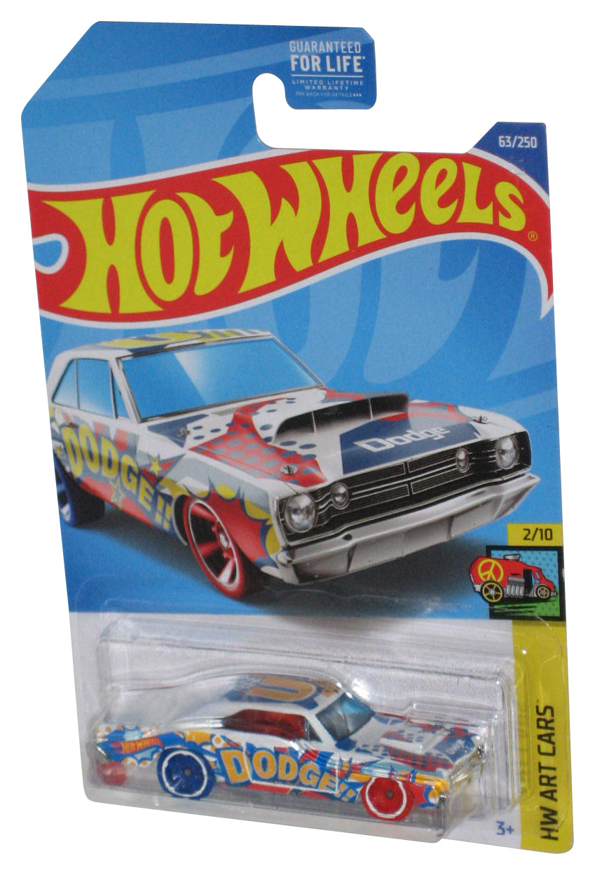 Hot Wheels '68 Dodge Dart (2021) HW Art 2/10 White Toy Car 63/250