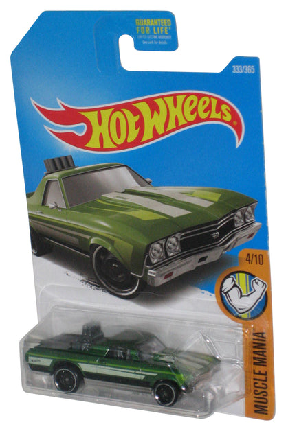 Hot Wheels Muscle Mania 4/10 (2015) Green '68 El Camino Toy Car 333/365
