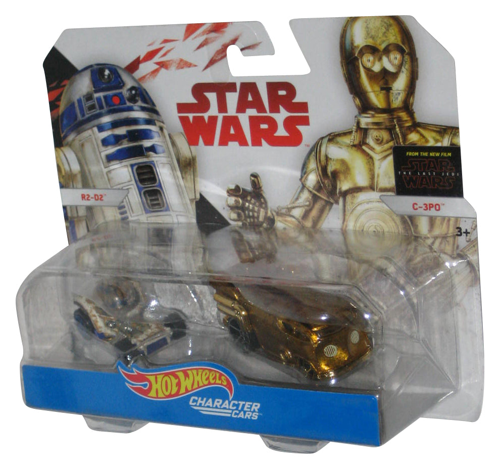 Star Wars Hot Wheels C-3PO & R2-D2 Droids (2017) Mattel Character Car Set