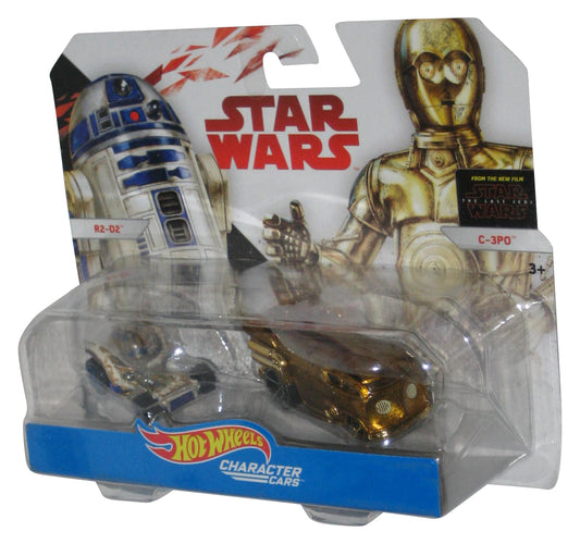 Star Wars Hot Wheels C-3PO & R2-D2 Droids (2017) Mattel Character Car Set