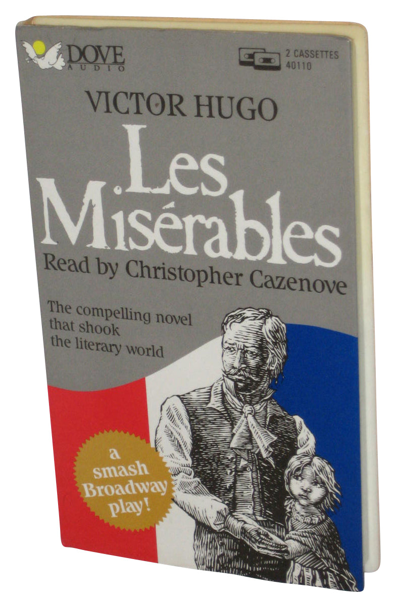 Les Miserables Abridged (1987) Dove Audio Cassette Box Set - (Victor Hugo)