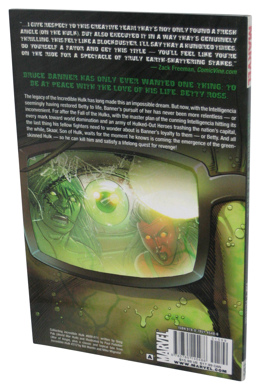 Marvel Incredible Hulk Vol. 3 World War Hulks (2011) Paperback Book