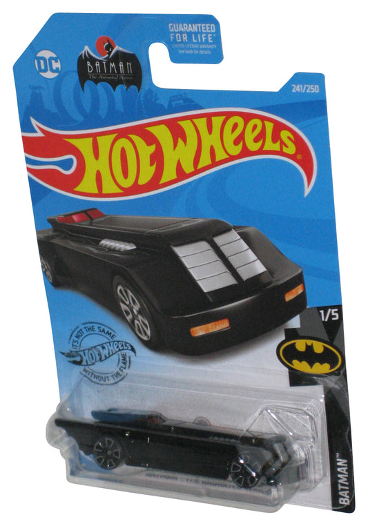 Hot Wheels Batman The Animated Series 1/5 (2017) Black Toy Car 241/250 - (Cracked Plastic)