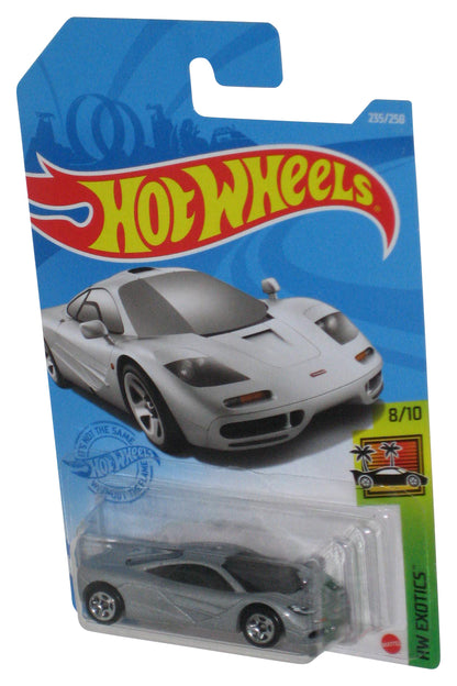 Hot Wheels McLaren F1 Silver (2020) HW Exotics 8/10 Silver Toy Car 235/250