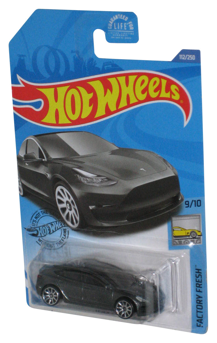 Hot Wheels Tesla Model 3 (2017) Factory Fresh 9/10 Gray Toy Car 112/250